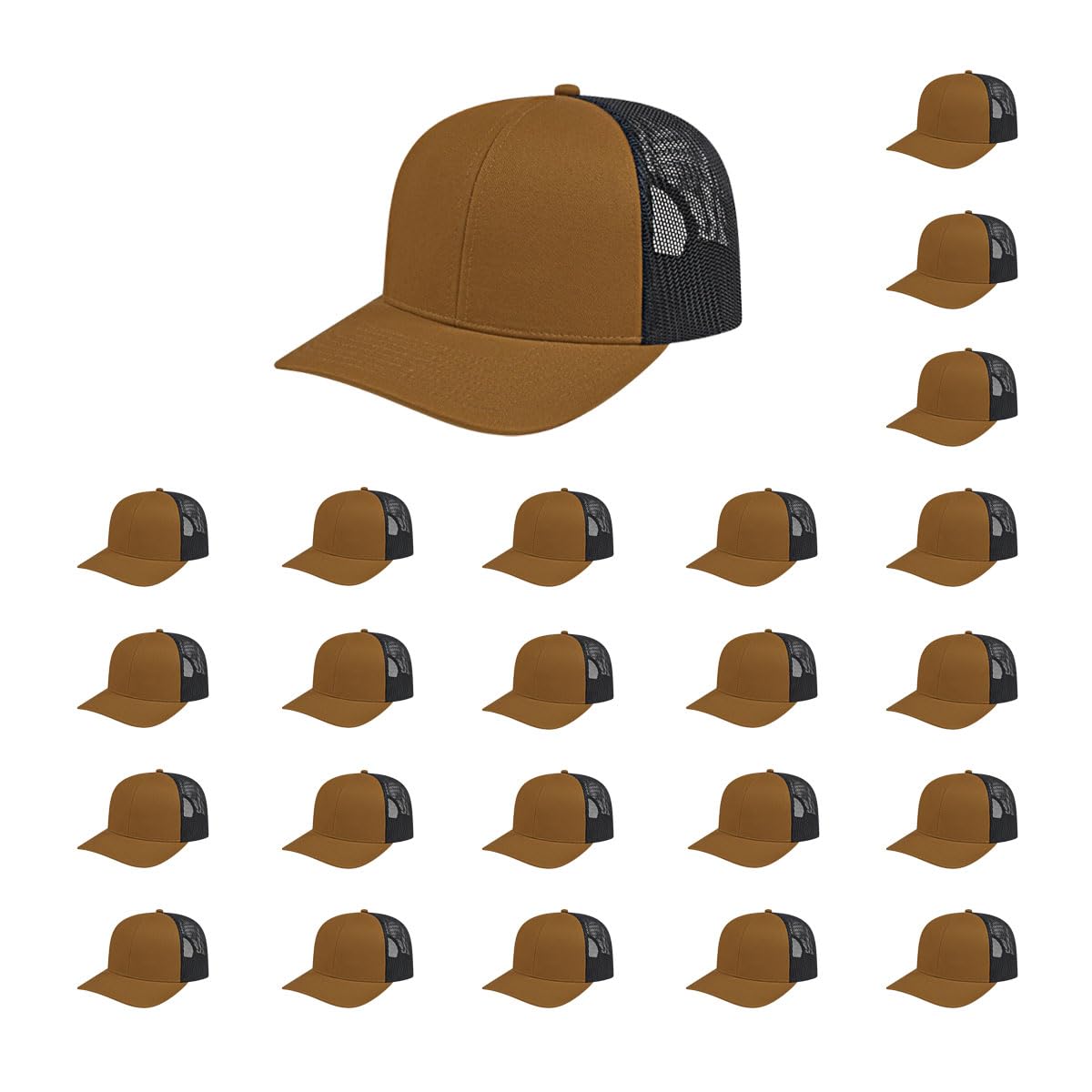 Cap America i3038 Poly/Cotton Trucker Mesh Back Cap