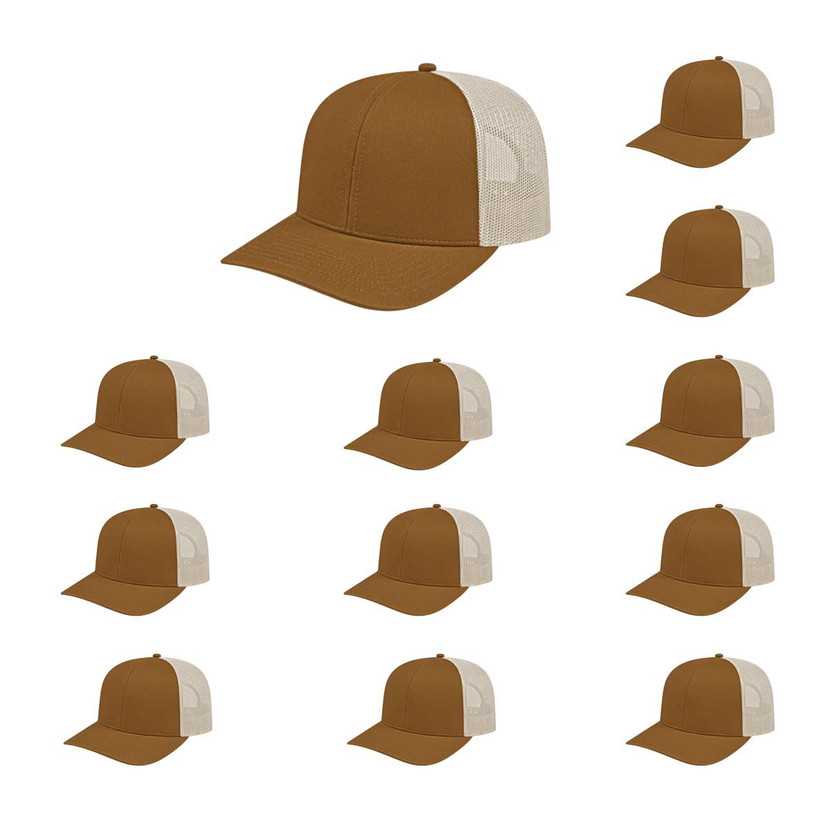 Cap America i3038 Poly/Cotton Trucker Mesh Back Cap