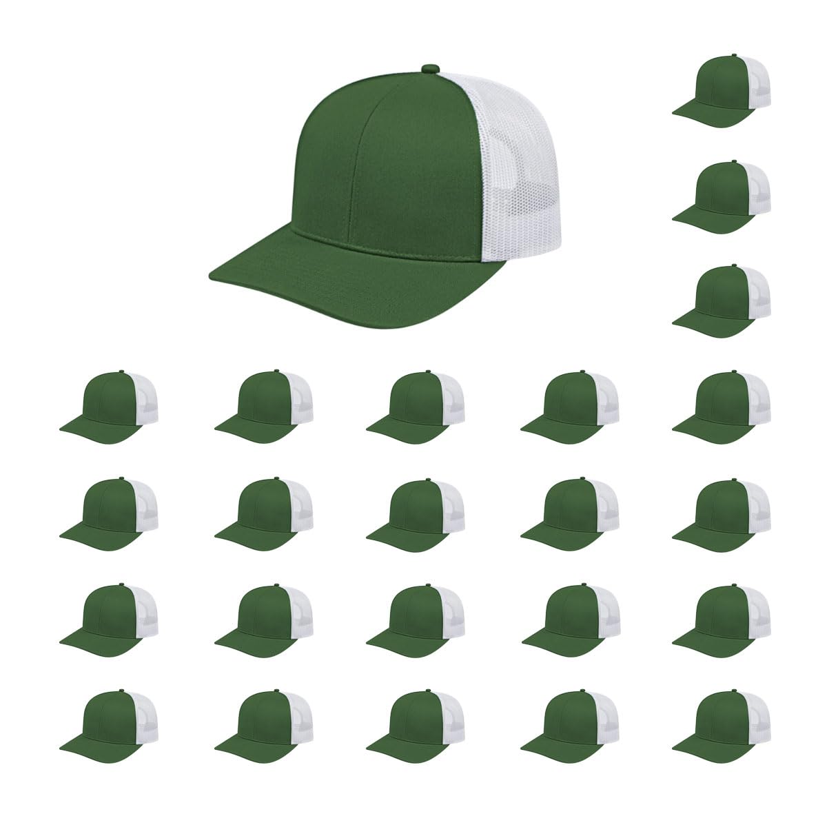 Cap America i3038 Poly/Cotton Trucker Mesh Back Cap