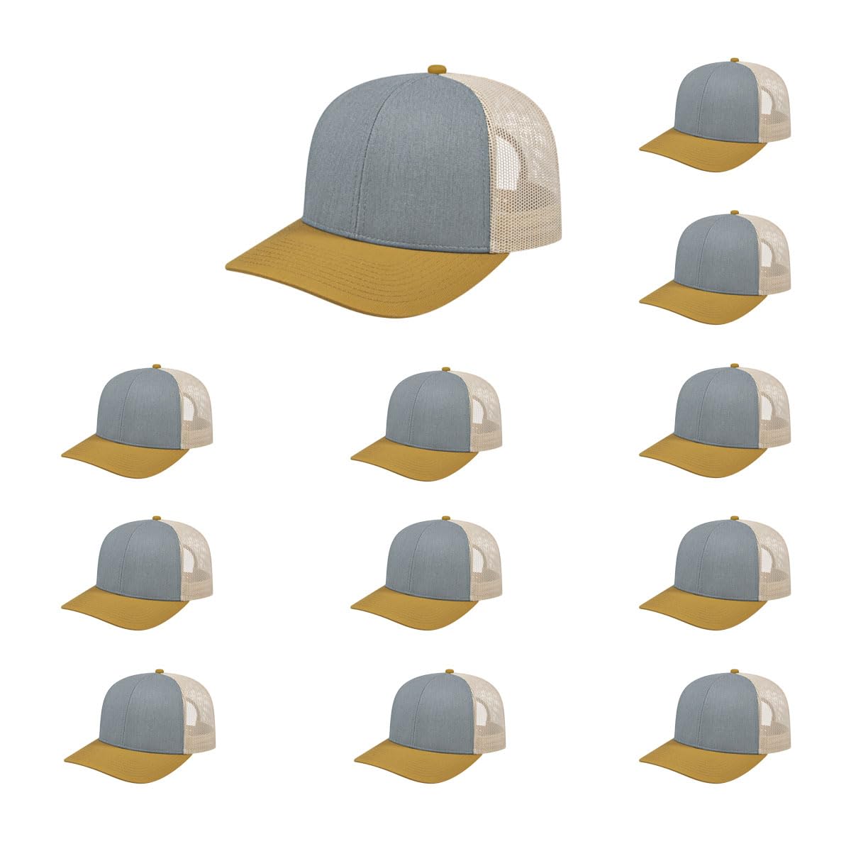 Cap America i3038 Poly/Cotton Trucker Mesh Back Cap