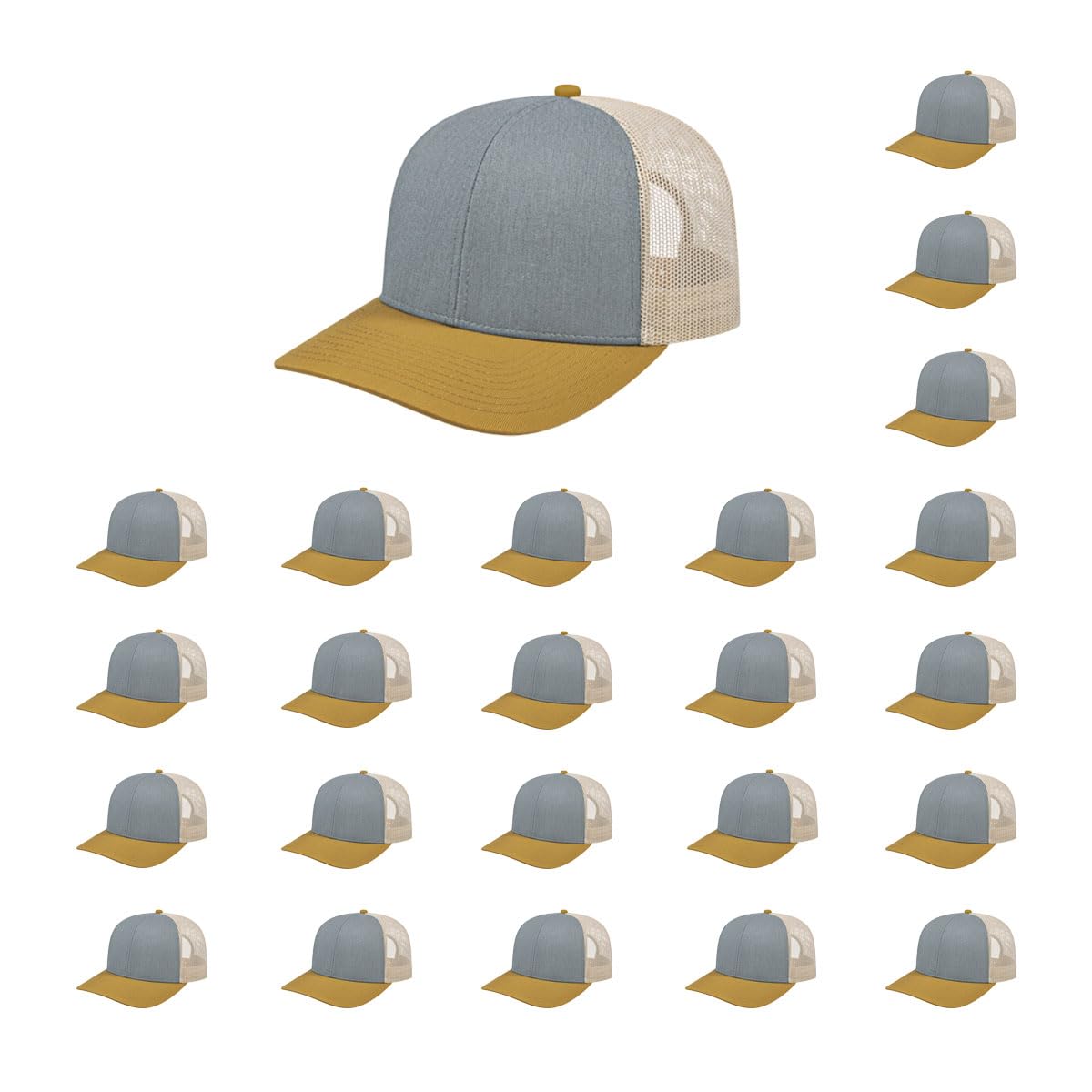 Cap America i3038 Poly/Cotton Trucker Mesh Back Cap