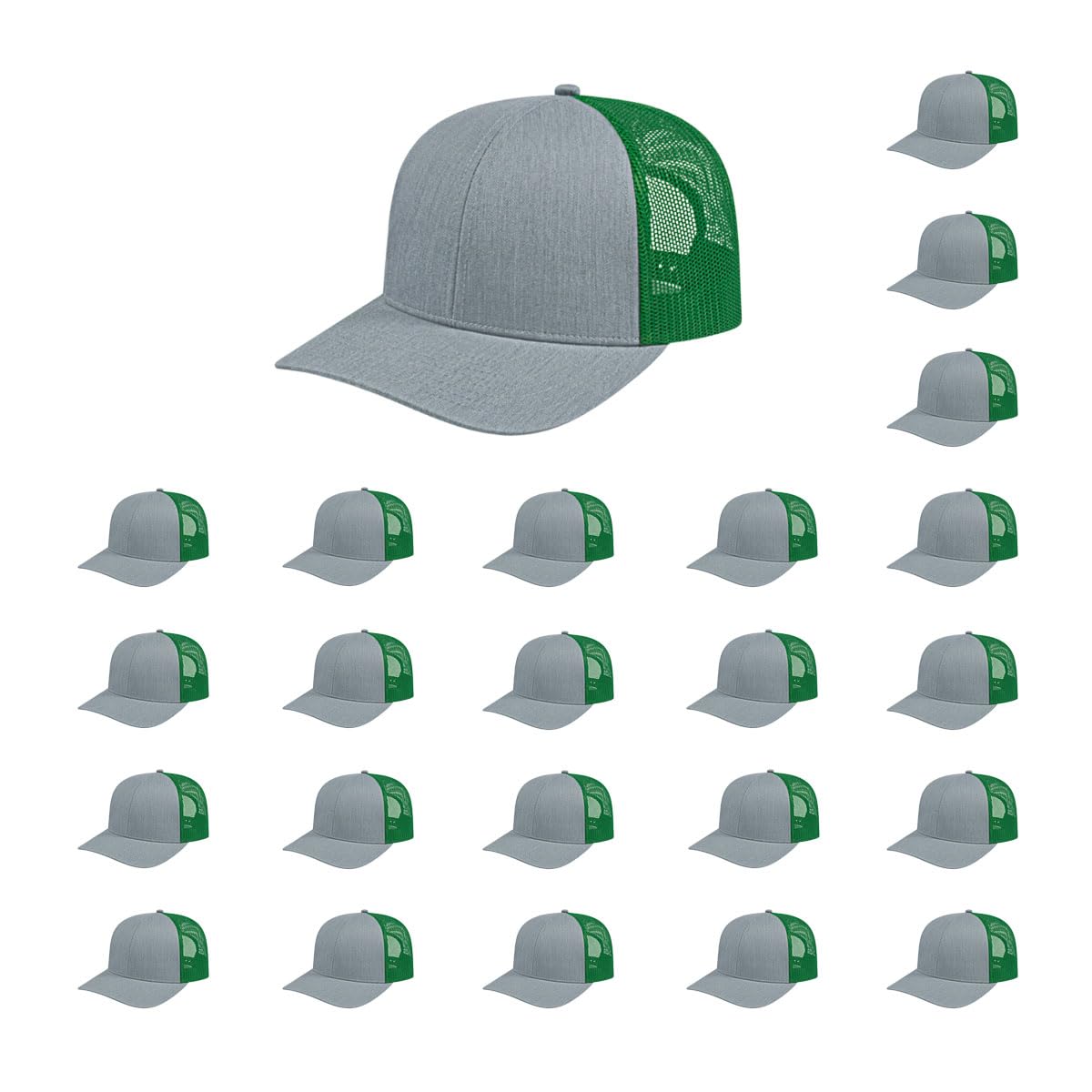 Cap America i3038 Poly/Cotton Trucker Mesh Back Cap