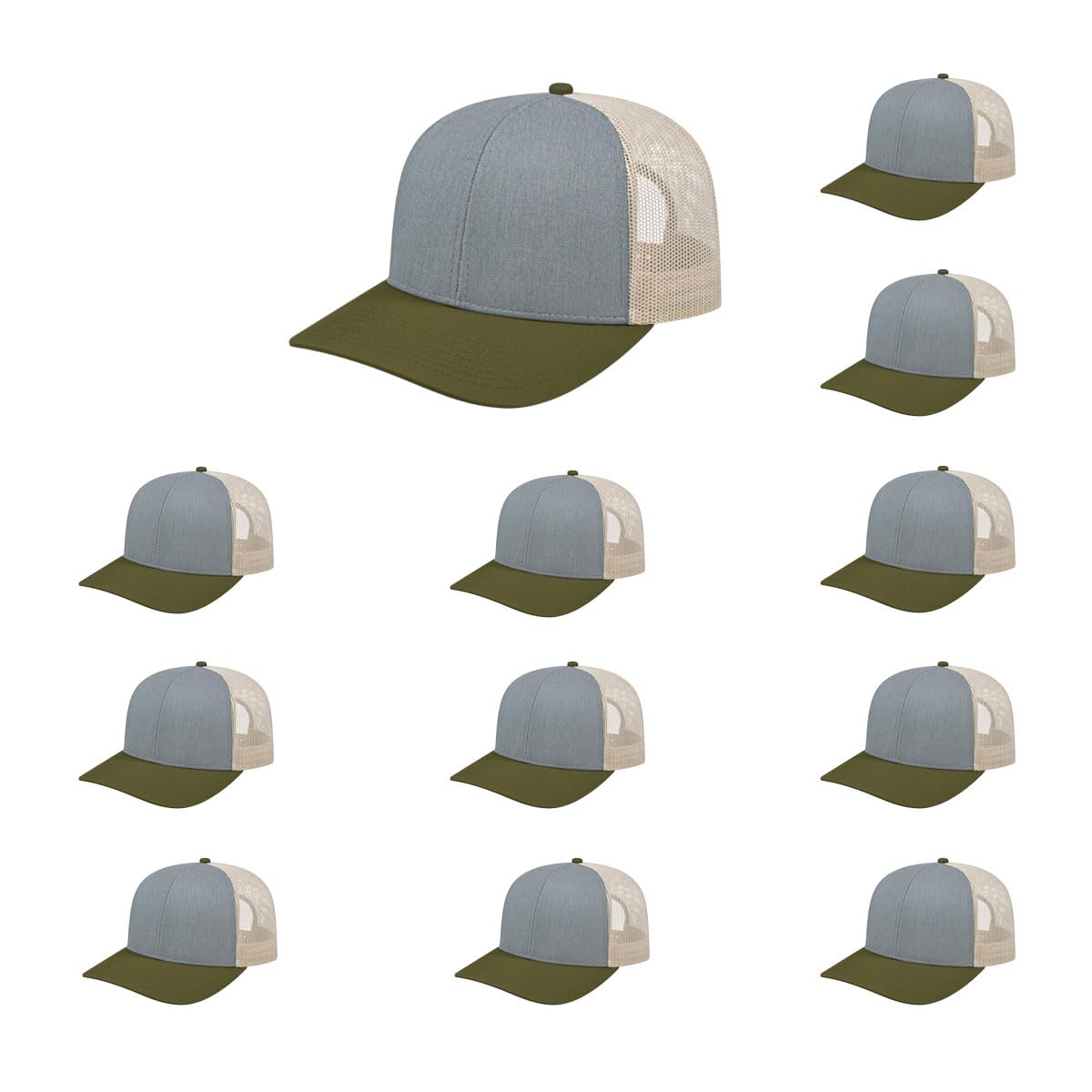 Cap America i3038 Poly/Cotton Trucker Mesh Back Cap