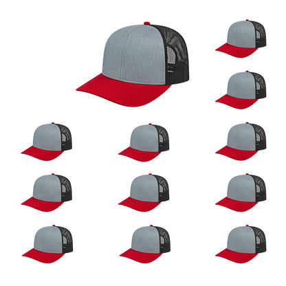 Cap America i3038 Poly/Cotton Trucker Mesh Back Cap