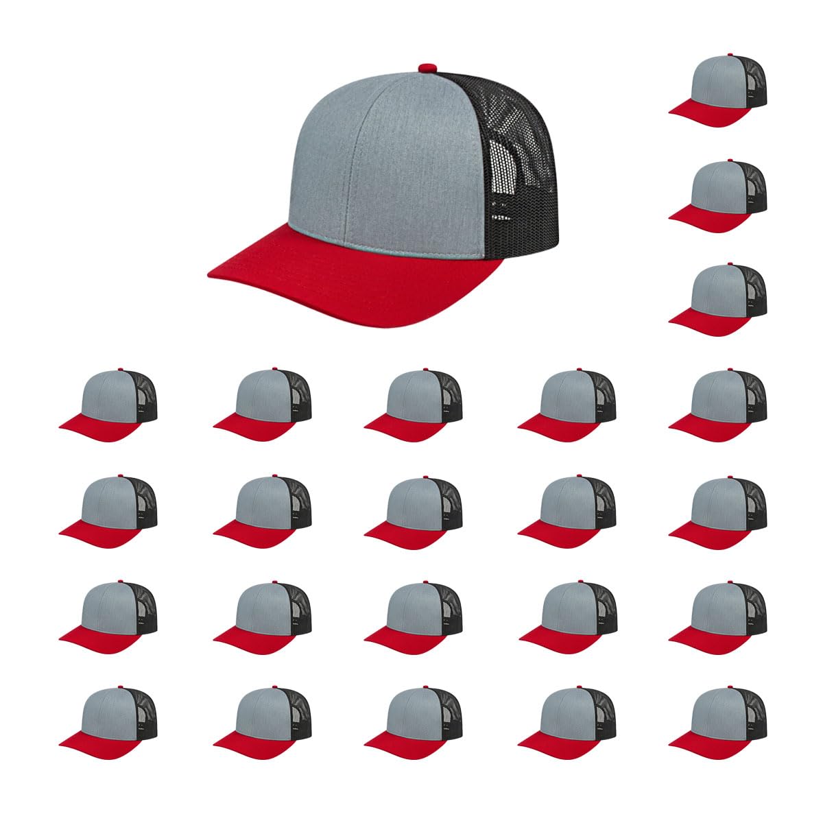 Cap America i3038 Poly/Cotton Trucker Mesh Back Cap