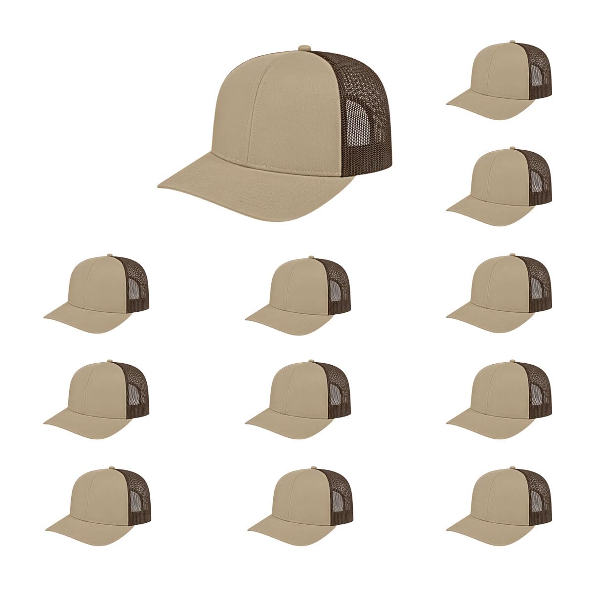 Cap America i3038 Poly/Cotton Trucker Mesh Back Cap