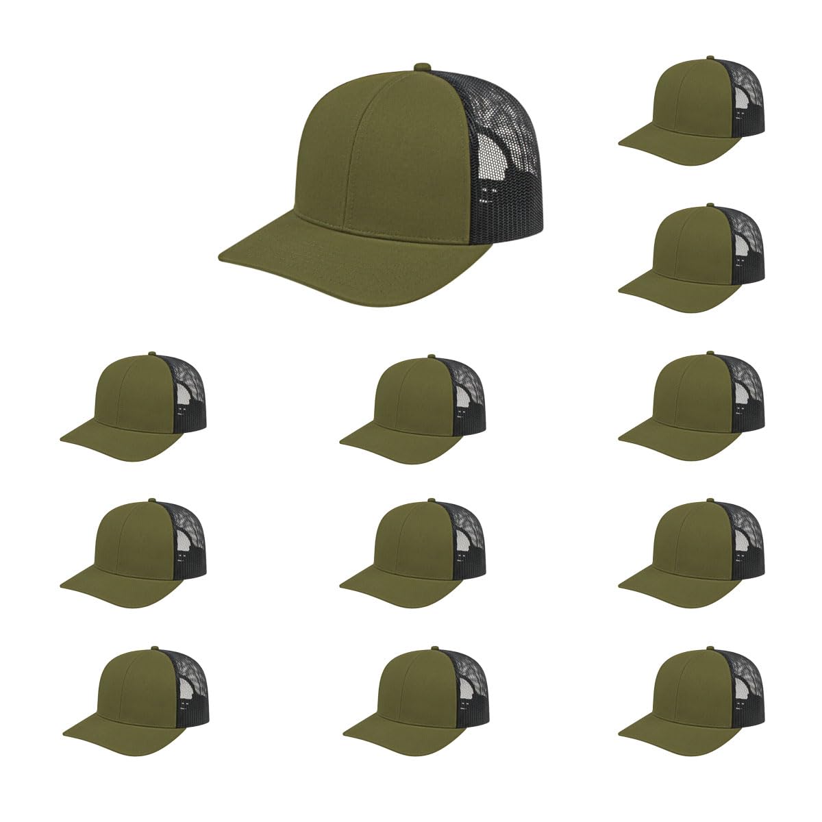 Cap America i3038 Poly/Cotton Trucker Mesh Back Cap