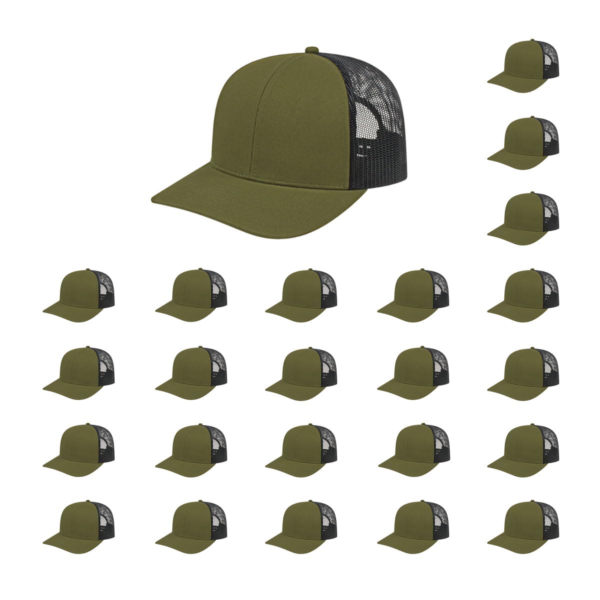 Cap America i3038 Poly/Cotton Trucker Mesh Back Cap