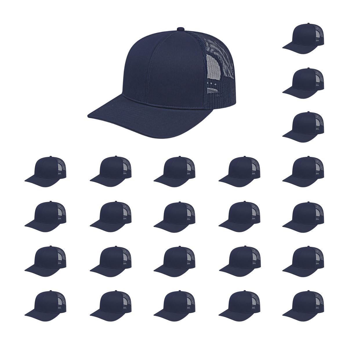 Cap America i3038 Poly/Cotton Trucker Mesh Back Cap