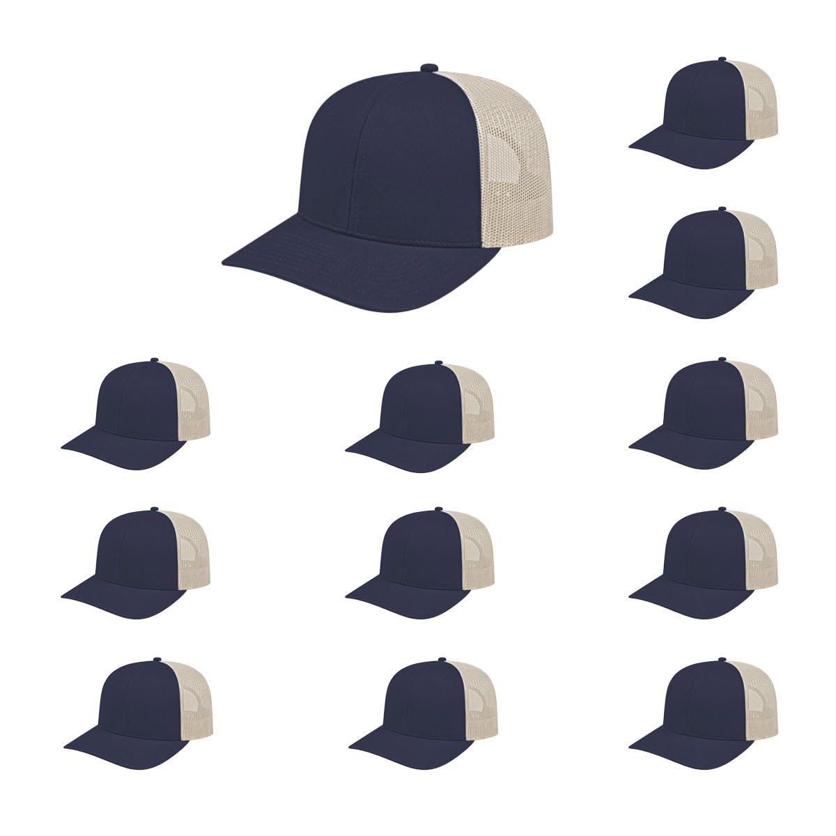 Cap America i3038 Poly/Cotton Trucker Mesh Back Cap