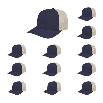 Cap America i3038 Poly/Cotton Trucker Mesh Back Cap