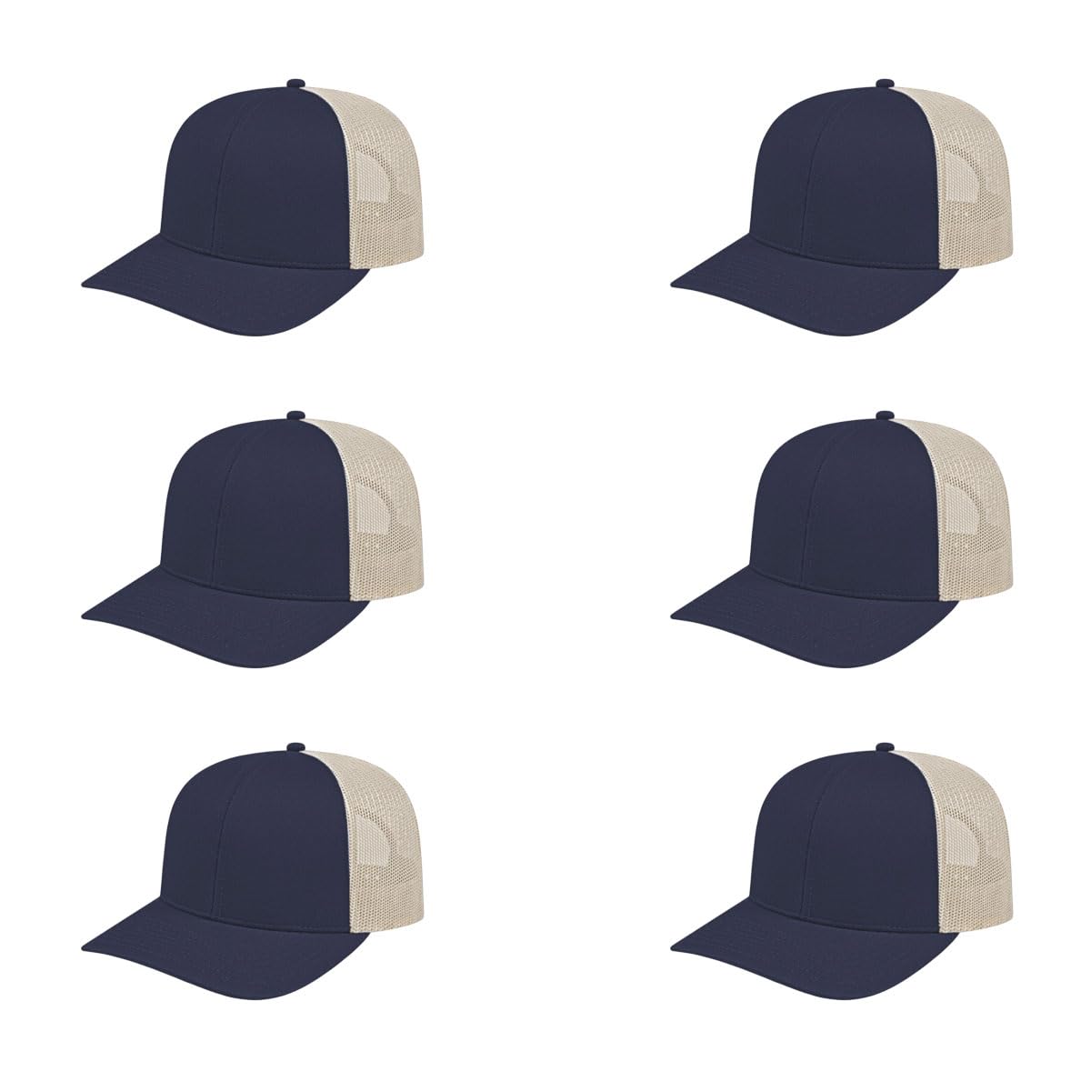 Cap America i3038 Poly/Cotton Trucker Mesh Back Cap