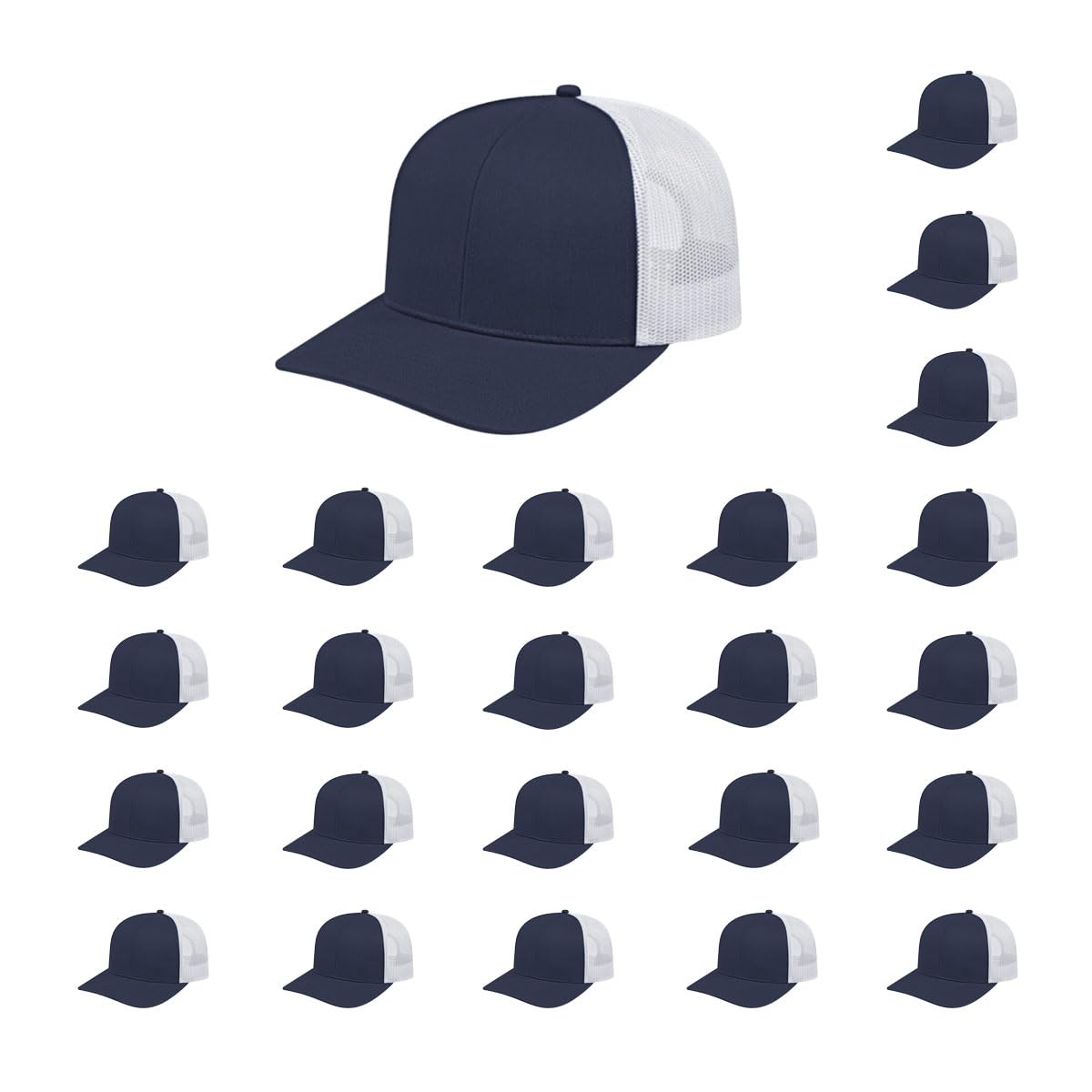 Cap America i3038 Poly/Cotton Trucker Mesh Back Cap