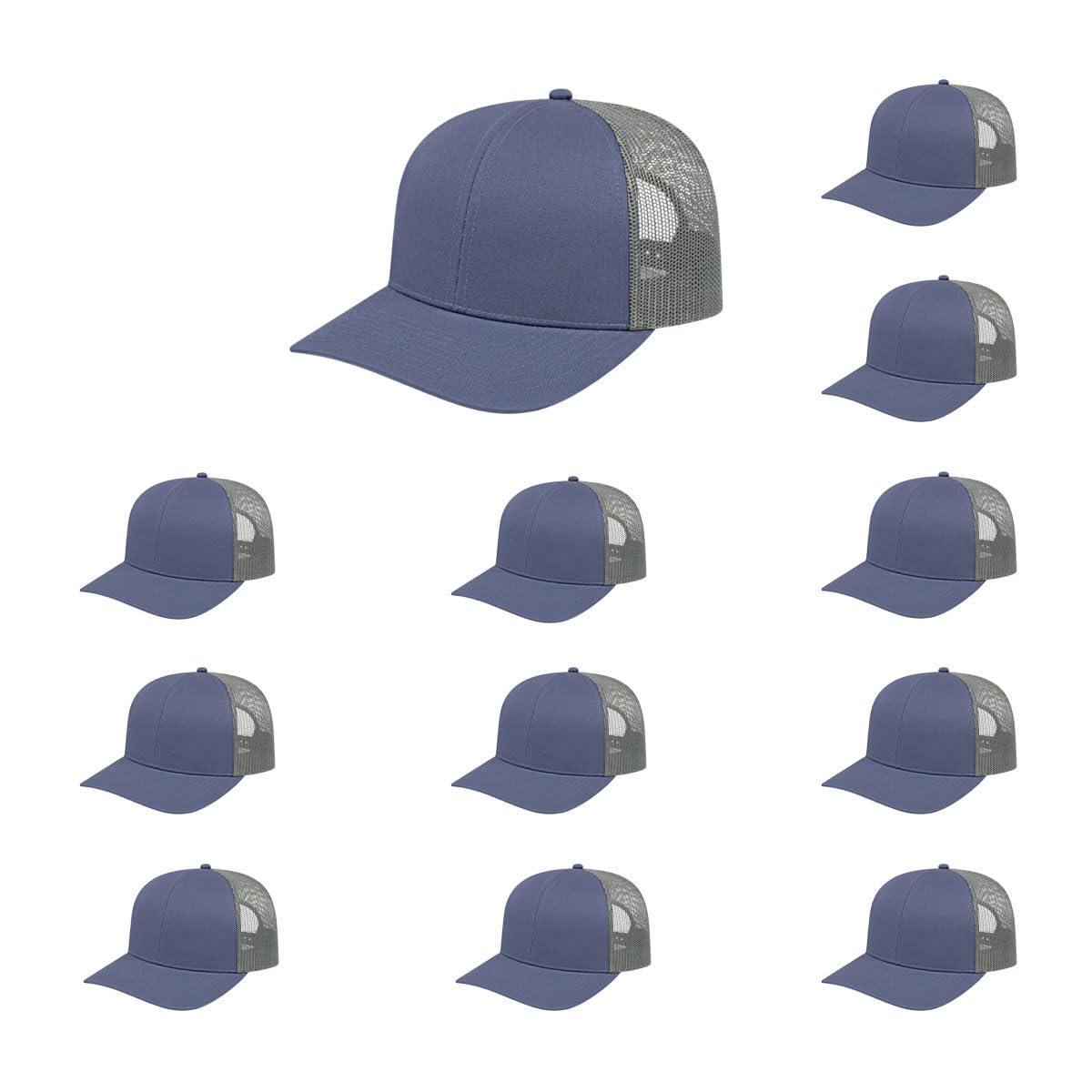 Cap America i3038 Poly/Cotton Trucker Mesh Back Cap