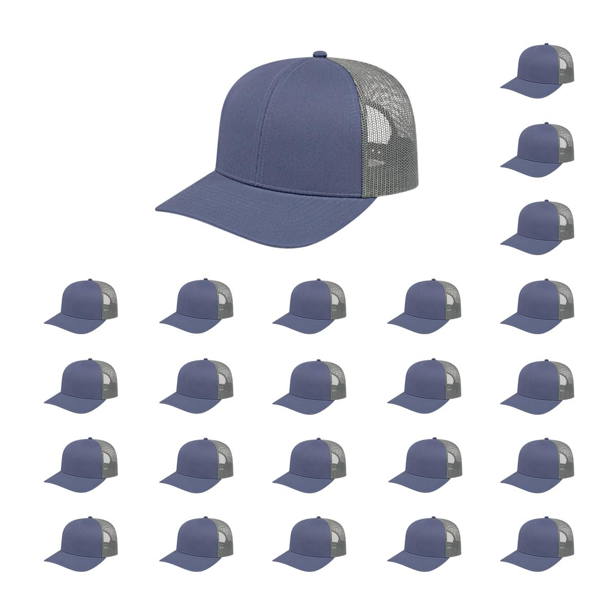 Cap America i3038 Poly/Cotton Trucker Mesh Back Cap