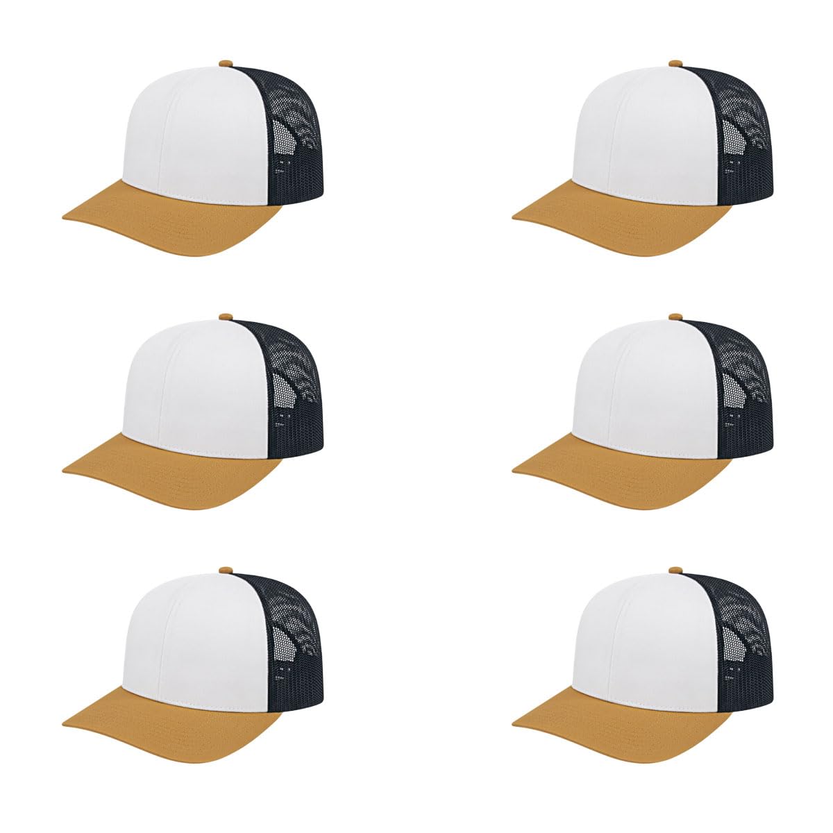 Cap America i3038 Poly/Cotton Trucker Mesh Back Cap