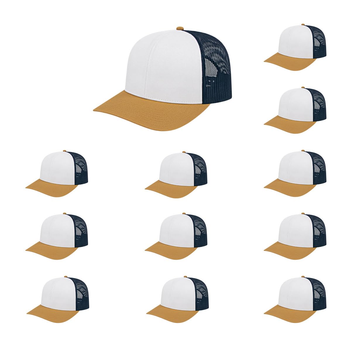 Cap America i3038 Poly/Cotton Trucker Mesh Back Cap