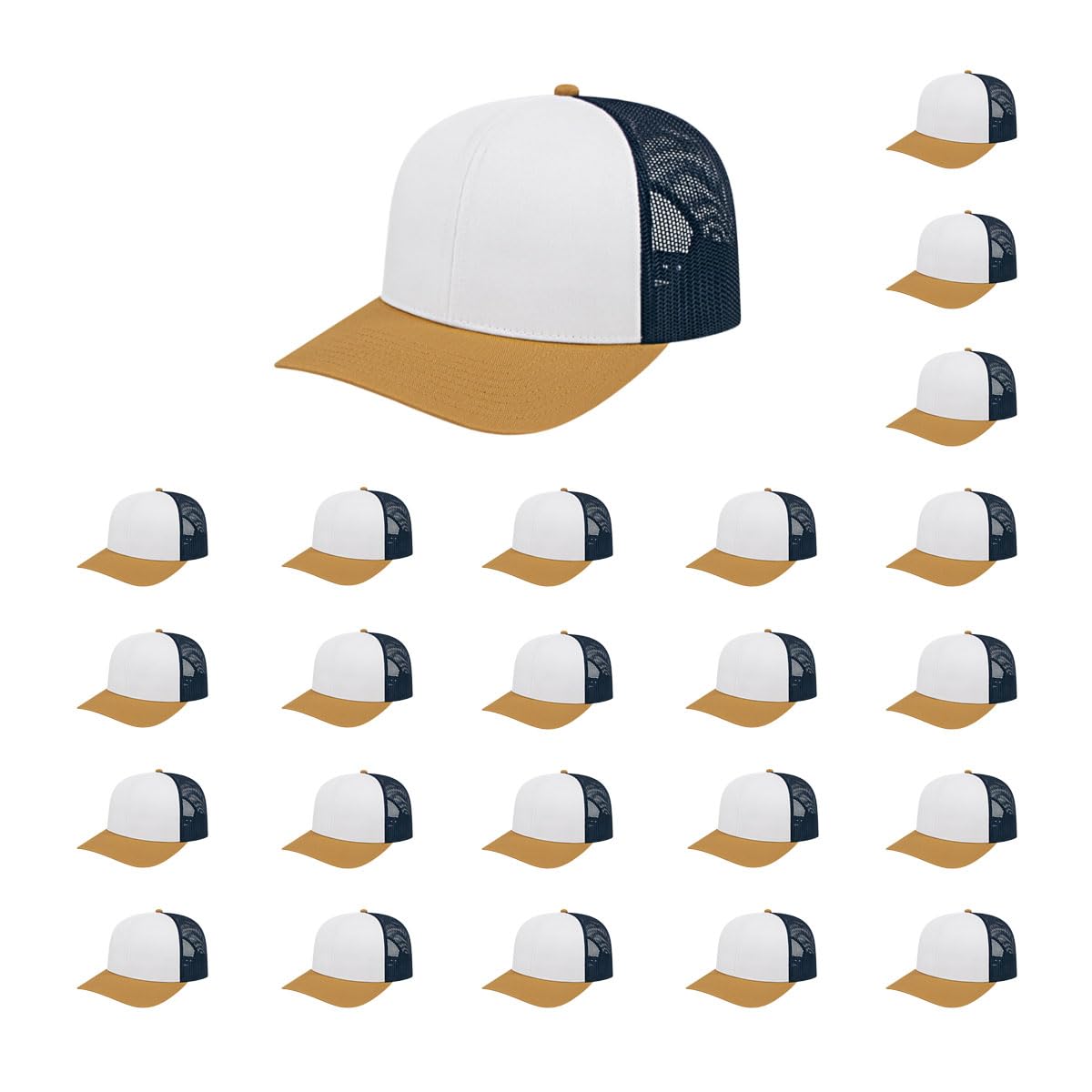 Cap America i3038 Poly/Cotton Trucker Mesh Back Cap