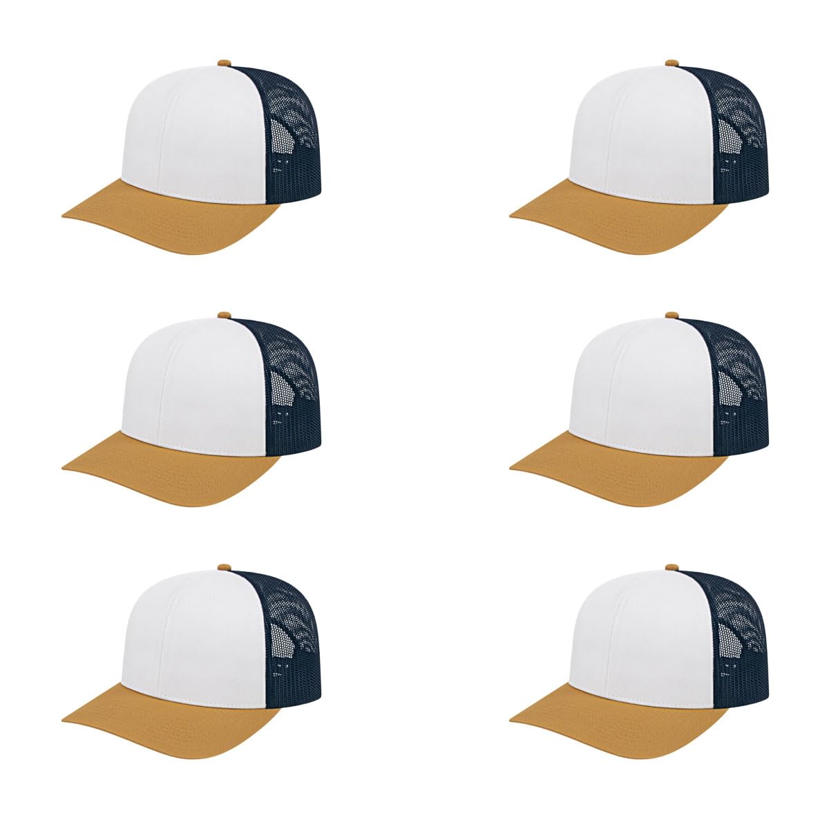 Cap America i3038 Poly/Cotton Trucker Mesh Back Cap