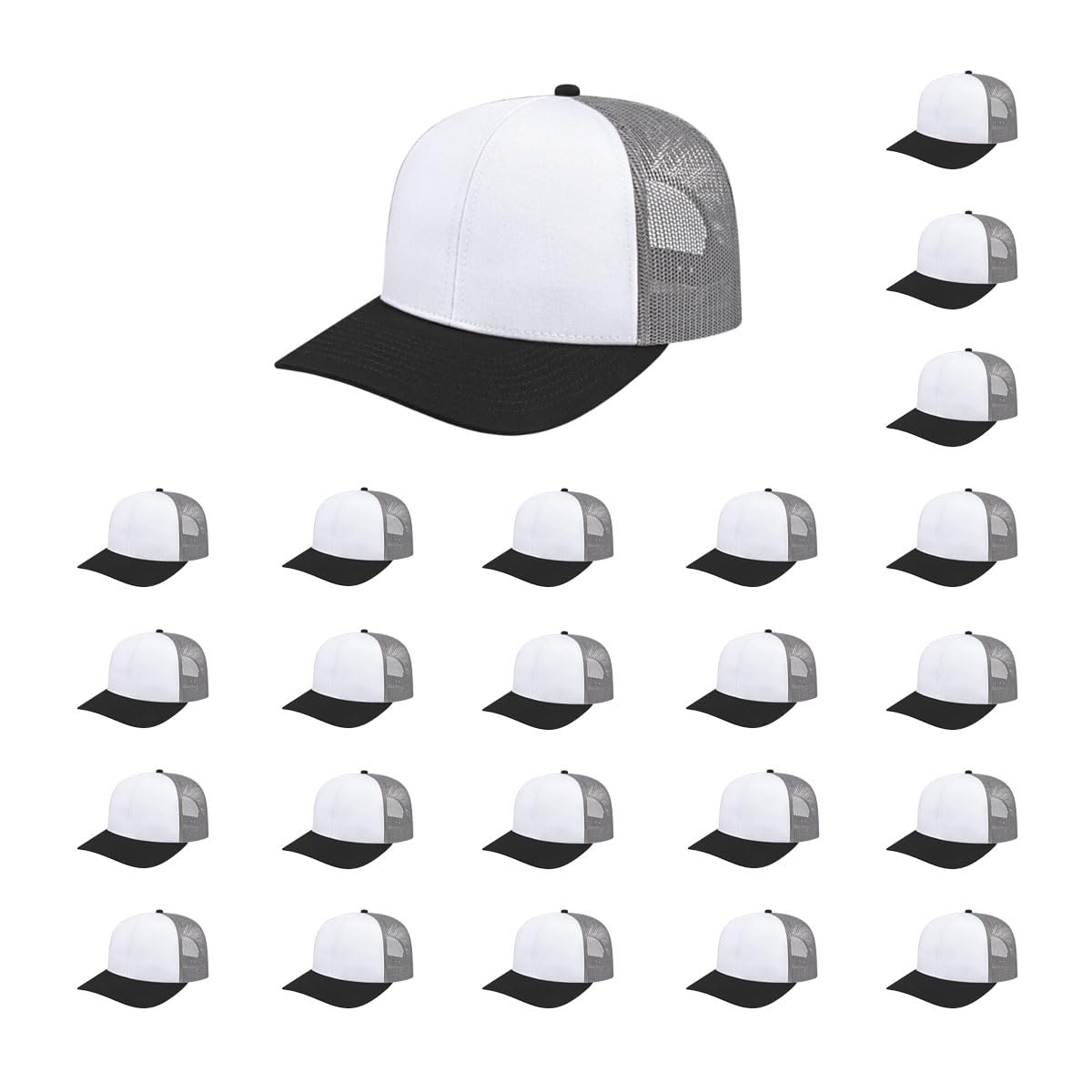 Cap America i3038 Poly/Cotton Trucker Mesh Back Cap