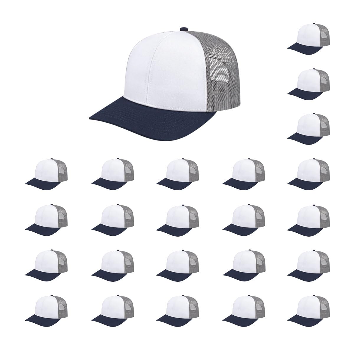 Cap America i3038 Poly/Cotton Trucker Mesh Back Cap