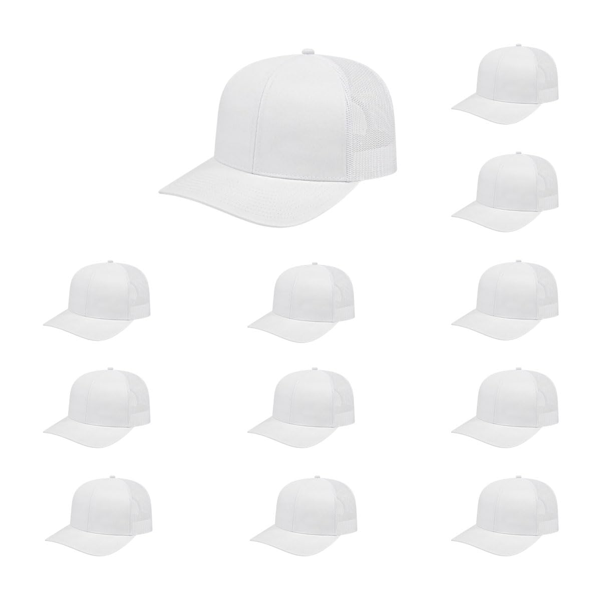 Cap America i3038 Poly/Cotton Trucker Mesh Back Cap