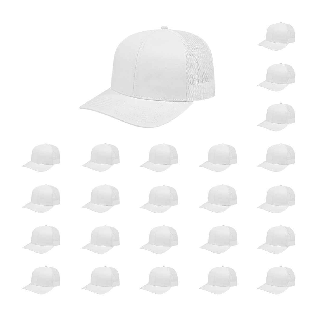 Cap America i3038 Poly/Cotton Trucker Mesh Back Cap