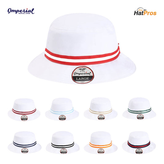 Imperial 1371P The Oxford Performance Bucket Hat with Sewn Eyelets