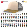 Richardson 112 Classic Trucker Snapback Cap-Tri-Tone Colorways-Collage