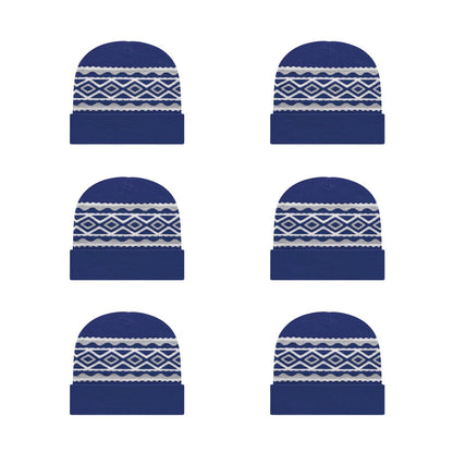 Cap America RKD12 Diamond Pattern Knit Cap with Cuff