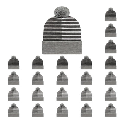 Cap America RKH12 Half Color Knit Cap with Cuff