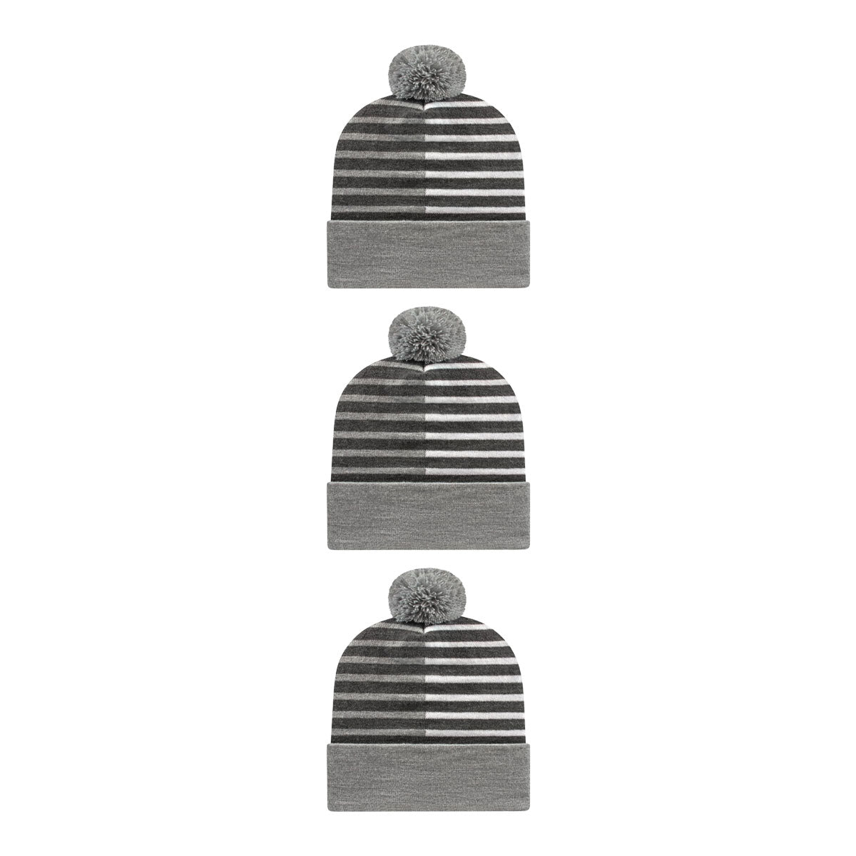 Cap America RKH12 Half Color Knit Cap with Cuff