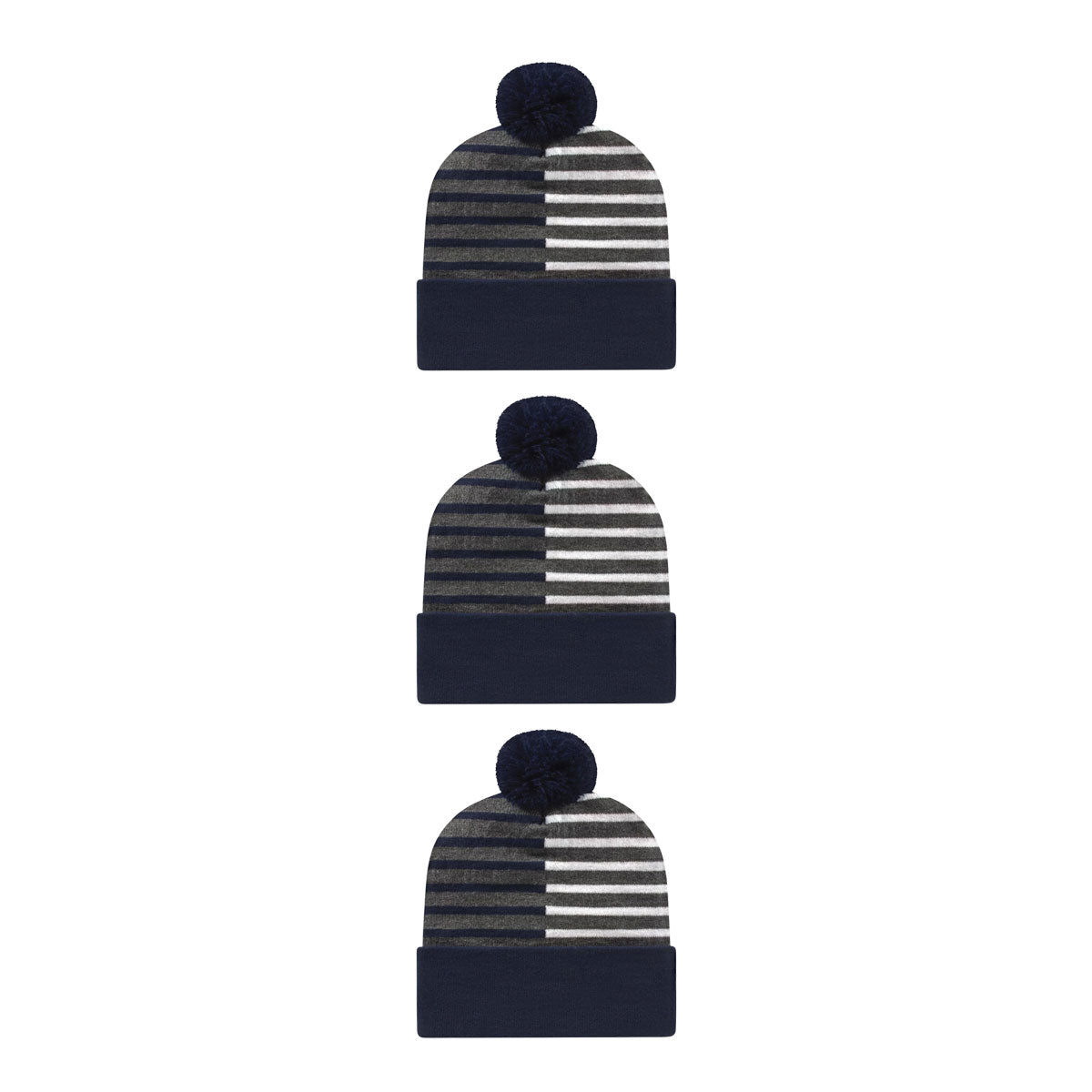 Cap America RKH12 Half Color Knit Cap with Cuff