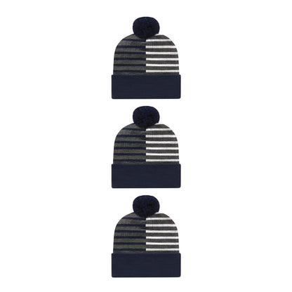 Cap America RKH12 Half Color Knit Cap with Cuff