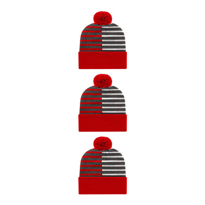 Cap America RKH12 Half Color Knit Cap with Cuff