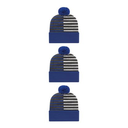 Cap America RKH12 Half Color Knit Cap with Cuff
