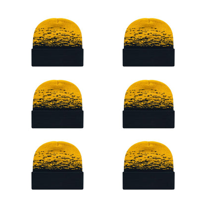 Cap America RKS12 Static Pattern Knit Cap with Cuff