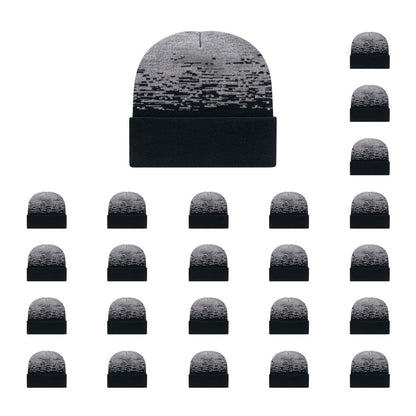 Cap America RKS12 Static Pattern Knit Cap with Cuff