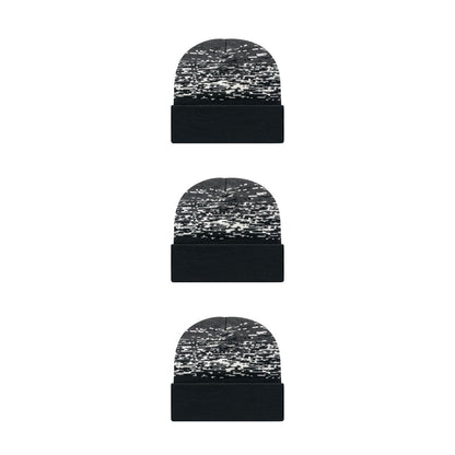 Cap America RKS12 Static Pattern Knit Cap with Cuff
