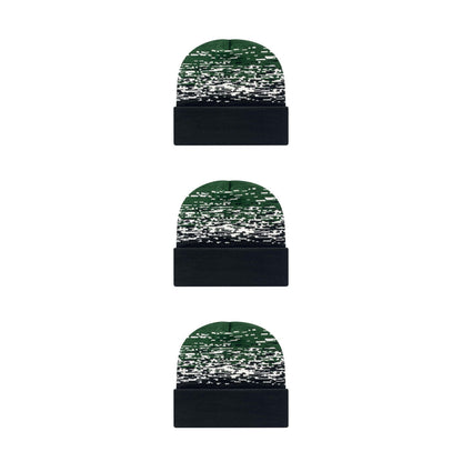 Cap America RKS12 Static Pattern Knit Cap with Cuff
