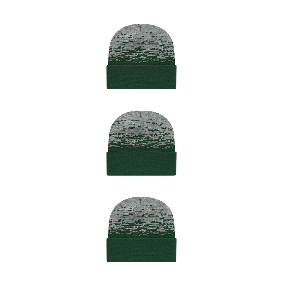 Cap America RKS12 Static Pattern Knit Cap with Cuff