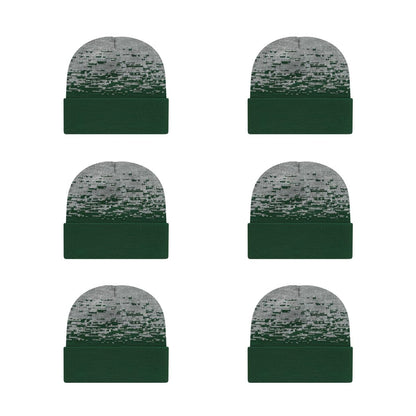 Cap America RKS12 Static Pattern Knit Cap with Cuff