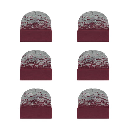 Cap America RKS12 Static Pattern Knit Cap with Cuff