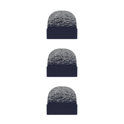 Cap America RKS12 Static Pattern Knit Cap with Cuff