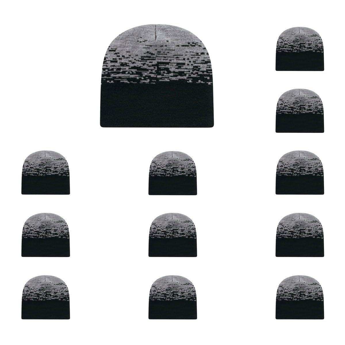 Cap America RKS9 Static Pattern Knit Beanie