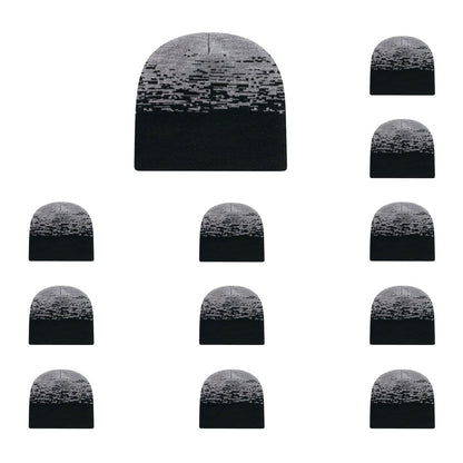 Cap America RKS9 Static Pattern Knit Beanie
