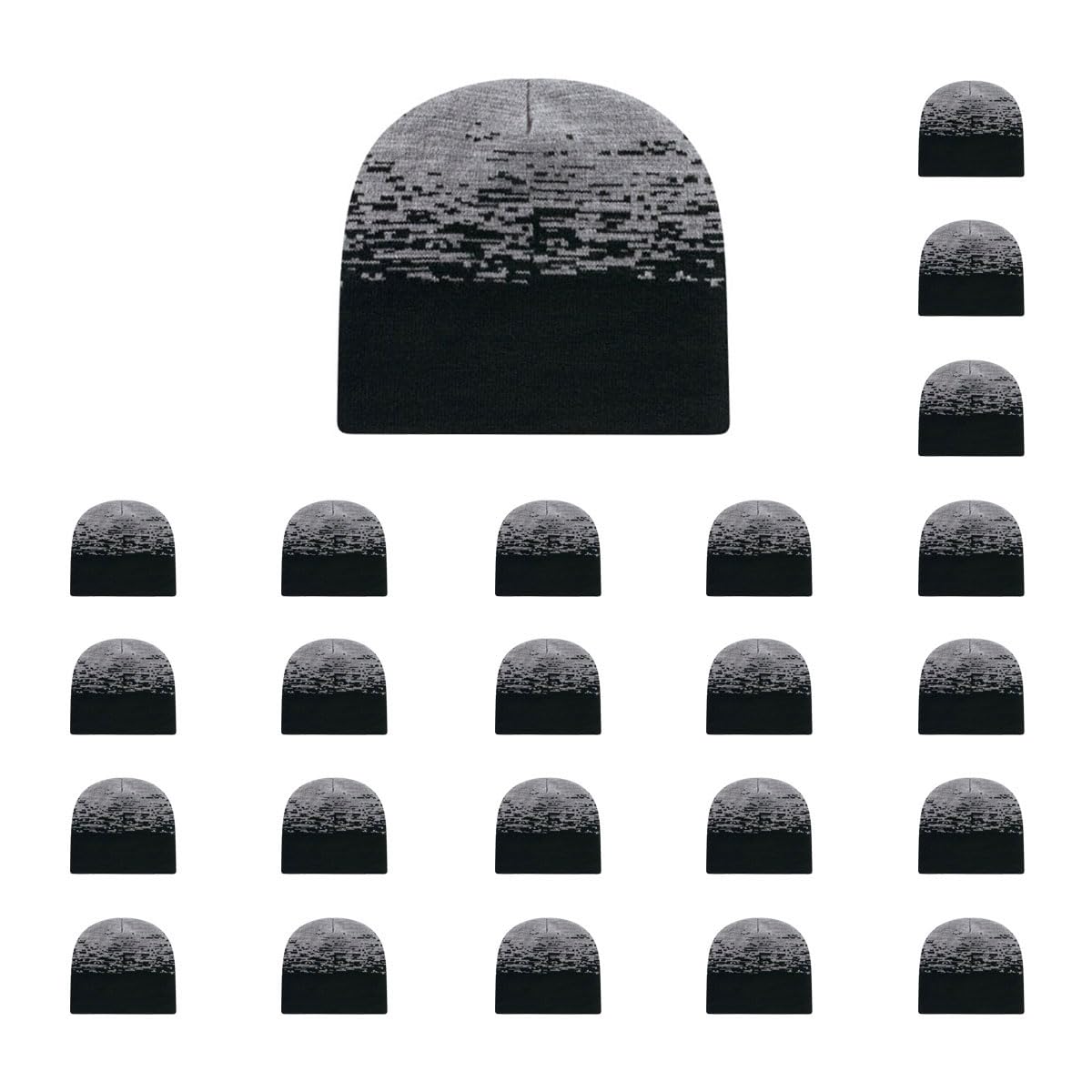 Cap America RKS9 Static Pattern Knit Beanie