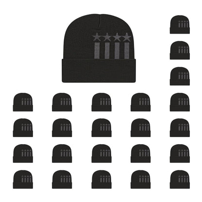 Cap America RKSTAR12 Stars & Stripes Knit Cap with Cuff