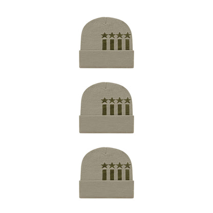 Cap America RKSTAR12 Stars & Stripes Knit Cap with Cuff