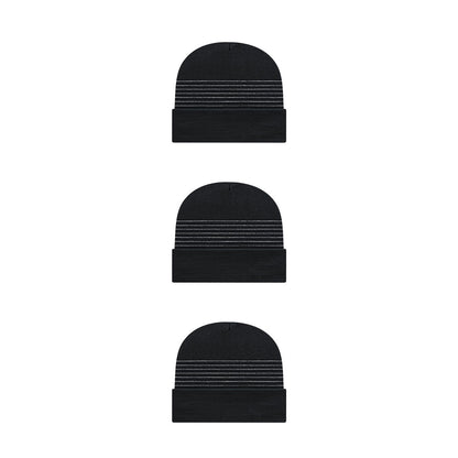 Cap America RKT12 Thin Striped Knit Cap with Cuff